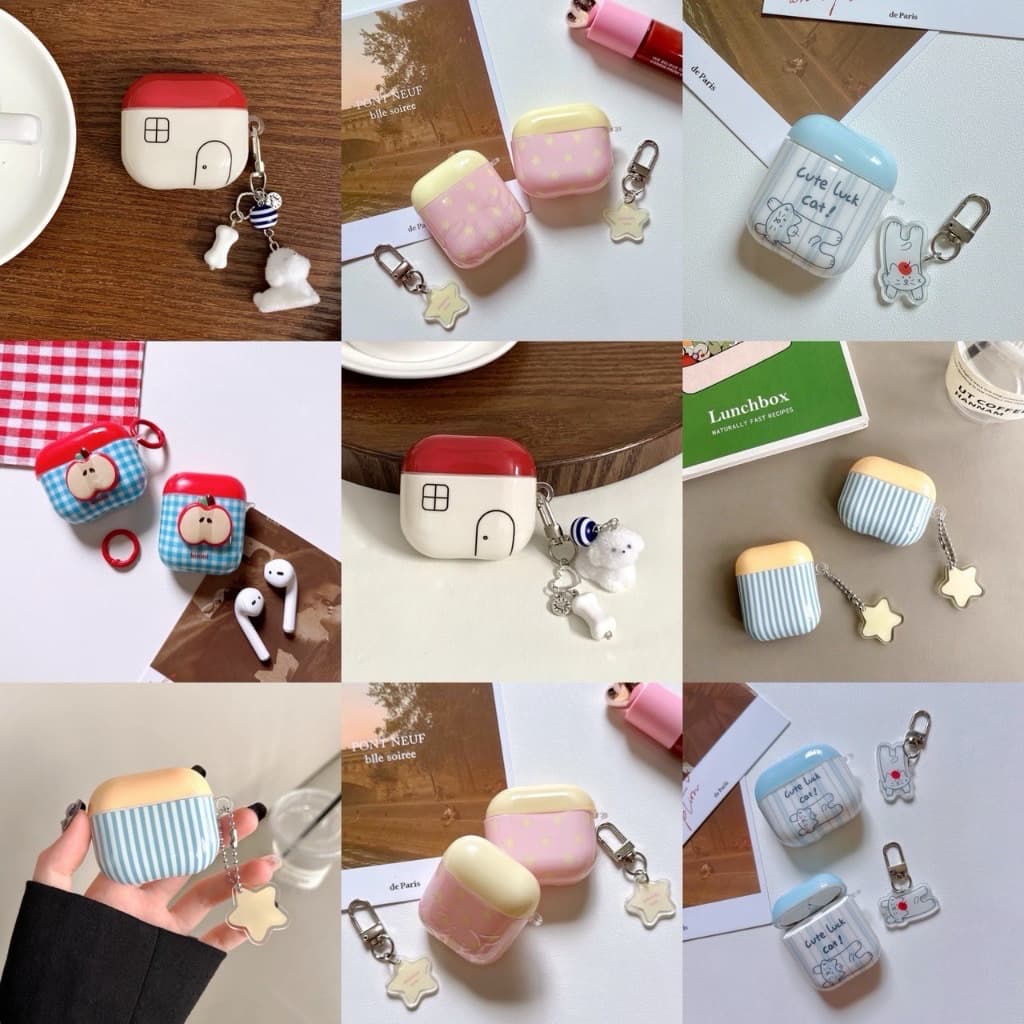 จากไทย เคสสำหรับ Airpod Case สำหรับหูฟัง Apple AirPods POD-1509/POD-1511/POD-1512/POD-1513/POD-1514 รูปที่ 1