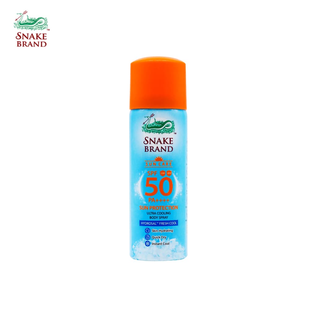 Snake Brand Sun Protection Body Spray SPF 50 PA++++ 30ml. x 3 สเปรย์เย็นกันแดดสำหรับผิวกาย รูปที่ 4