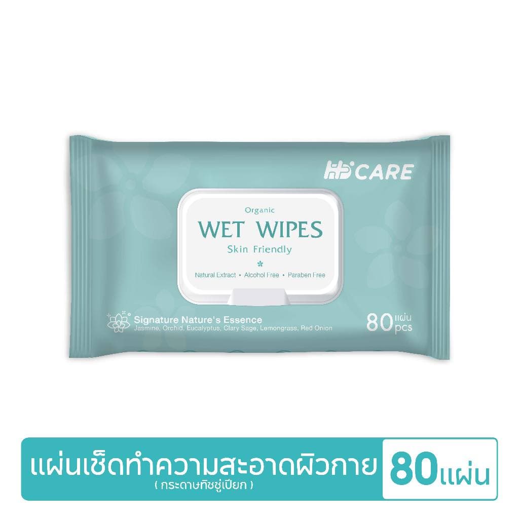 Hi-Care ทิชชู่เปียก แผ่นเช็ดทำความสะอาดผิวกาย Clean&Care รูปที่ 2