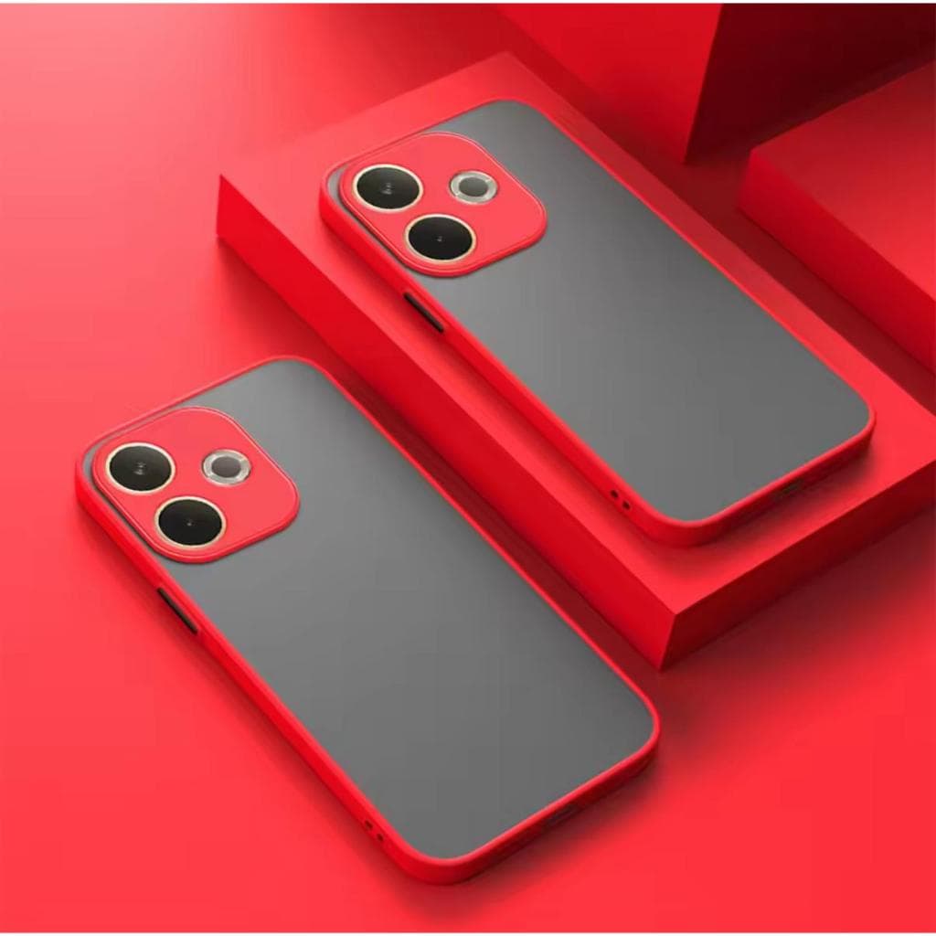 เคสขอบสีหลังด้าน สำหรับ Oppo A6Pro Reno14 Pro Reno14F A5I A5 A5x A5pro A3 A3X A79 Reno11F เคสกันกระแทก รูปที่ 5