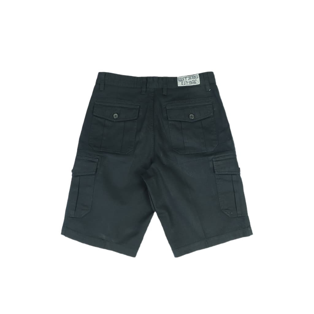 BOVYJNS SHORT - กางเกงขาสั้นคาร์โก้ทรงใหญ่ กว้าง MEN'S CASUAL สีเทา,ครีม,เขียวขี้ม้า,กากี BS-5020 รูปที่ 8