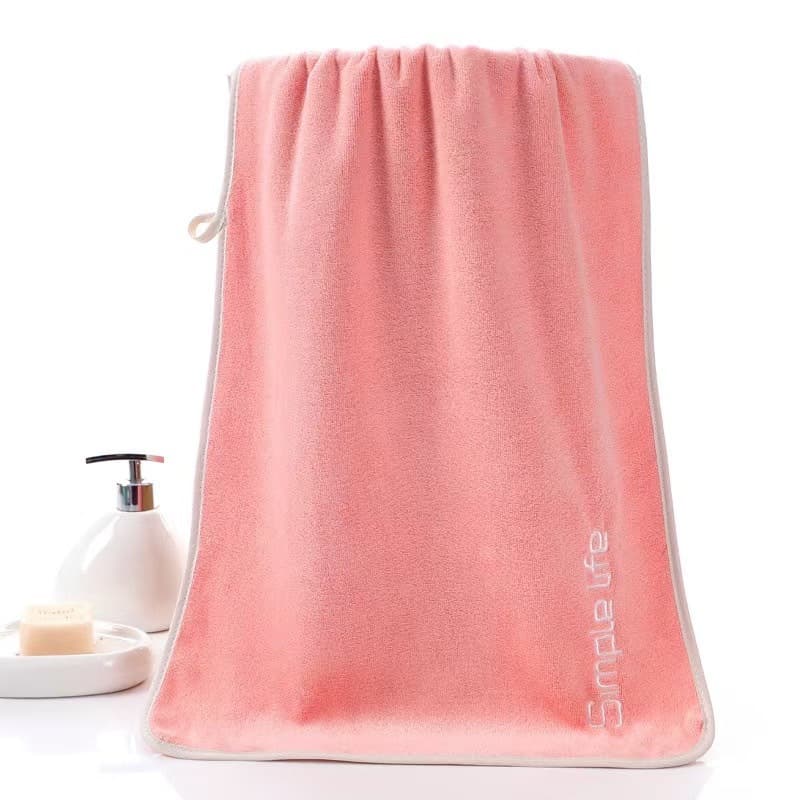 ผ้าเช็ดตัว ผ้าขนหนู Simple Life ผ้าไมโครไฟเบอร์ ขนาด 70x140 ซม. N44 รูปที่ 7