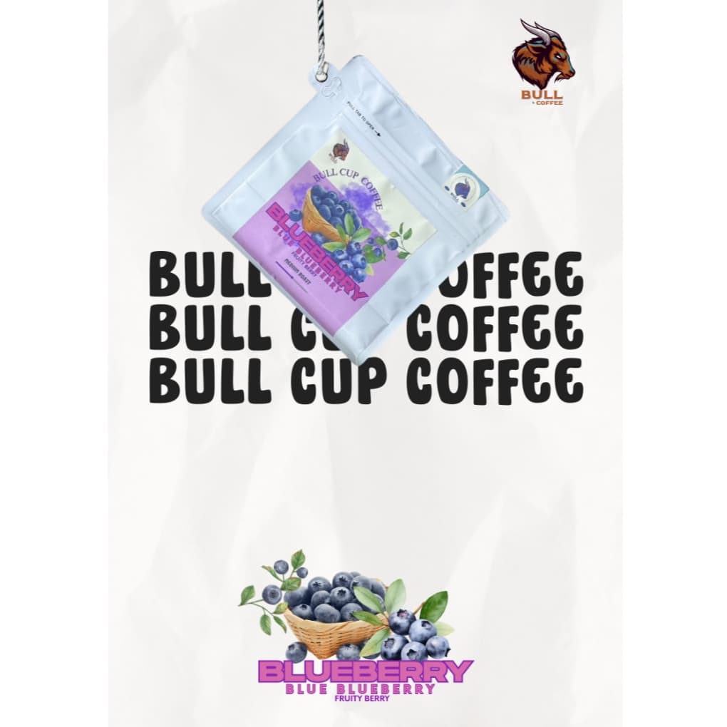 เมล็ดกาแฟคั่วอ่อน ''Blueberry กลิ่นบลูเบอร์รี่'' Colombia Specialty Coffee รูปที่ 1