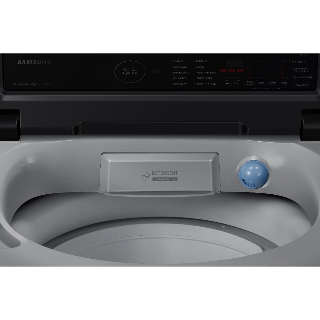 Samsung เครื่องซักผ้าฝาบนพร้อมด้วย Ecobubble™ และเทคโนโลยี Digital Inverter ขนาด 10 กก. WA10CG4545BYST รูปที่ 6