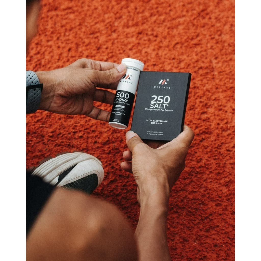 MILEAGE 250 SALT+ ELECTROLYTE CAPSULES เกลือแร่ชนิดเม็ด แบบแคปซูล สำหรับเล่นกีฬา ออกกำลัง เพื่อเติมเกลือแร่ รูปที่ 9