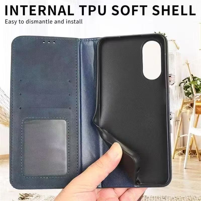 เคสฝาพับ Xunte สำหรับOppo A6T A6 A6x A6Pro A5i A5 A5X A3 A5Pro A3X A60 A18 A38 A58 4G A78 4G A98 A17 A17K A79 A57 A77 รูปที่ 5