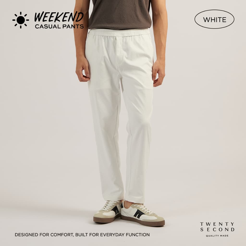 TWENTYSECOND กางเกงขายาว BALANCE SERIES รุ่น Weekend casual pants รูปที่ 3