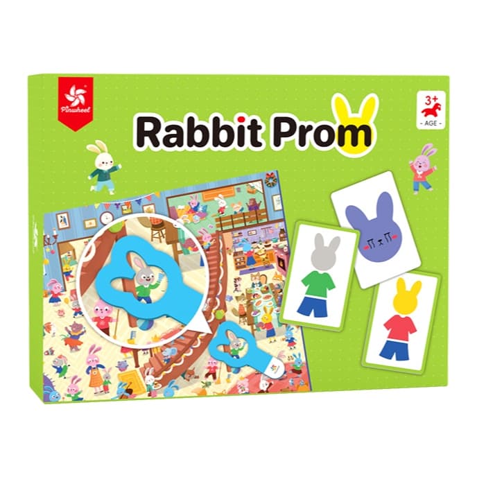 Pinwheel Rabbit Prom กระต่ายจับคู่ | ของเล่นเสริมพัฒนาการ ของเล่นเด็ก รูปที่ 3