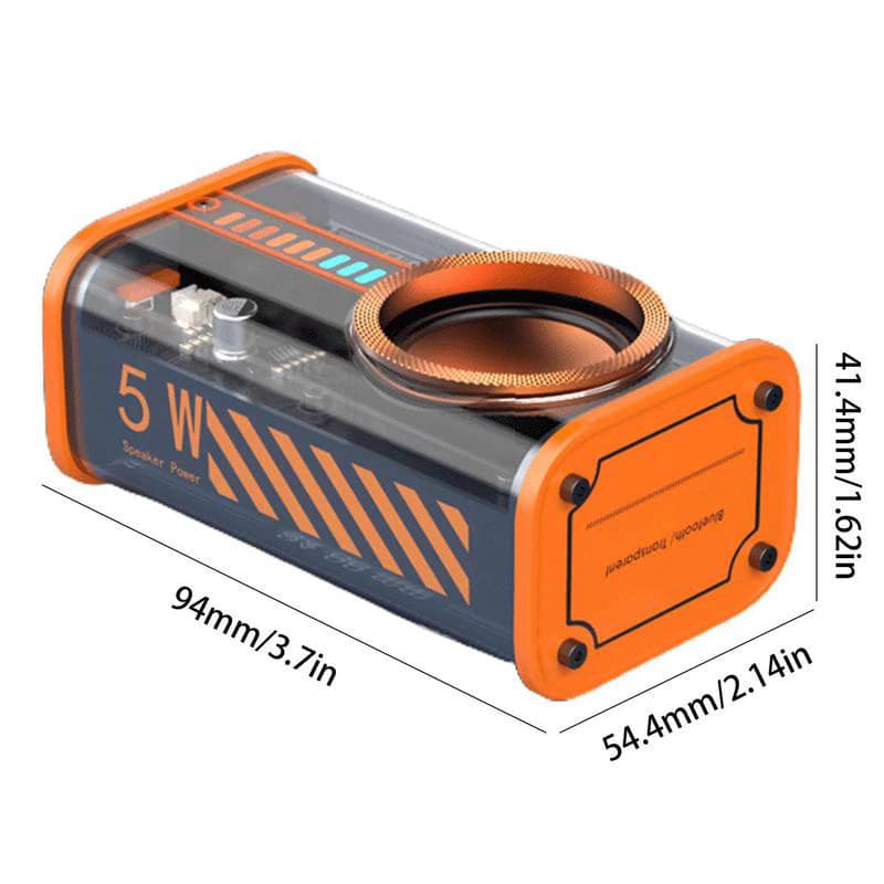 ลำโพงบลูทูธไร้สาย ลำโพงแบบพกพา 5W เสียง3D Wireless Bluetooth Speaker รูปที่ 8