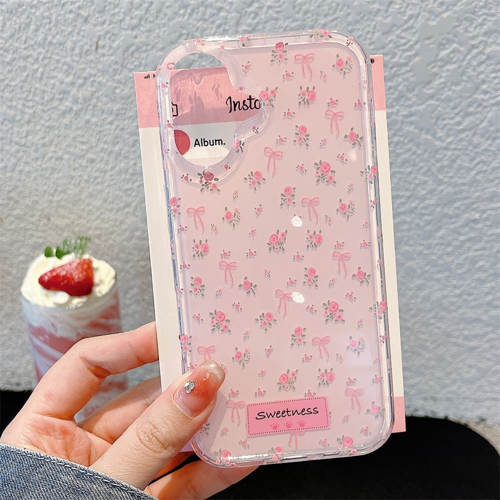 เคสโทรศัพท์ For iPhone 11 13 16 Pro Max Case iPhone 13 14 15 Pro Max 12 Pro Max 13 Pro IMD ดอกไม้การ์ตูนน่ารักสัตว์ รูปที่ 3