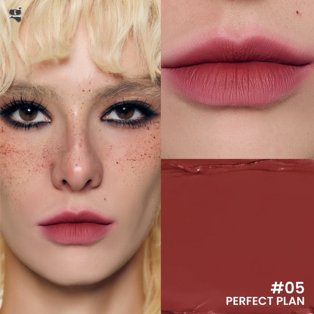 (สูตรใหม่!ติดทนนานกว่าเดิม เนื้อ Liquid ฟินิชแมตต์ ติดทนขั้นสุด) Gala Tiny Silvie Mousse Lip รูปที่ 7