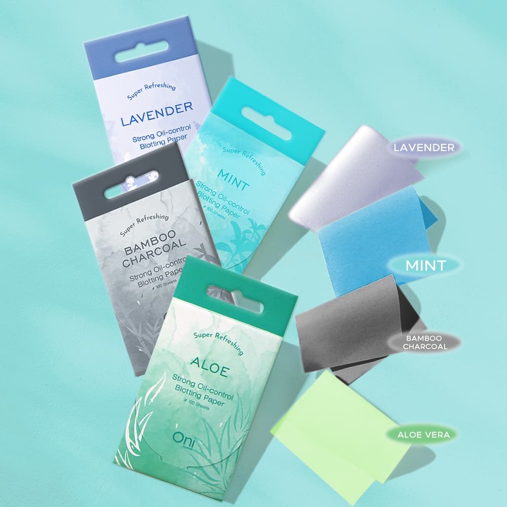 Oni Strong Oil Control Blotting Paper, Ultra-Absorbent Face for Shine-Free Skin, กระดาษซับมันแบบพกพา กระดาษซับมันไม่มีน้ รูปที่ 4
