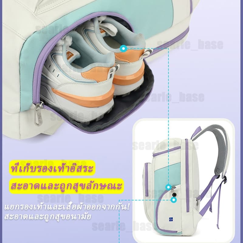 2026 กระเป๋าเป้แบดมินตัน YONEX Badminton Bag เก็บแร็กเกต 3 ไม้ รุ่น 1408 Shuttlecock Backpack รูปที่ 9