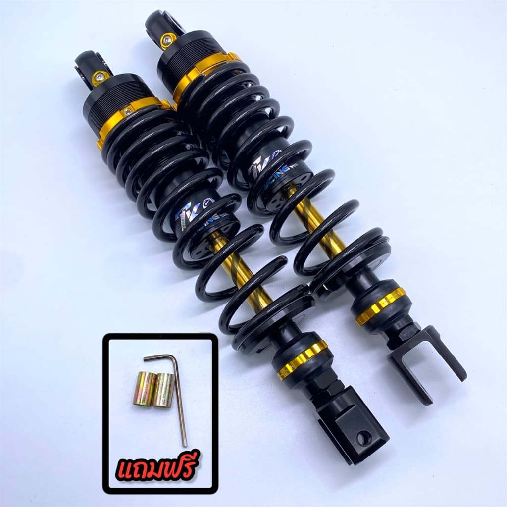 โช๊คหลังTKSแท้ ปรับรีบาวได้PCX/X-MAX/N-MAX/AEROXแกนสีทองใหญ่ มี 3 สี 3 ขนาด300/310/320mm รูปที่ 5