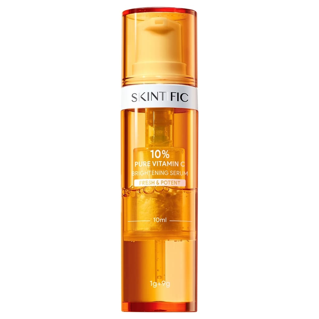 SKINTIFIC - 10% Pure Vitamin C Brightening Serum 10% เพียว วิตามินซี ไบร์ทเทนนิ่ง เซรั่ม 1+1 รูปที่ 4