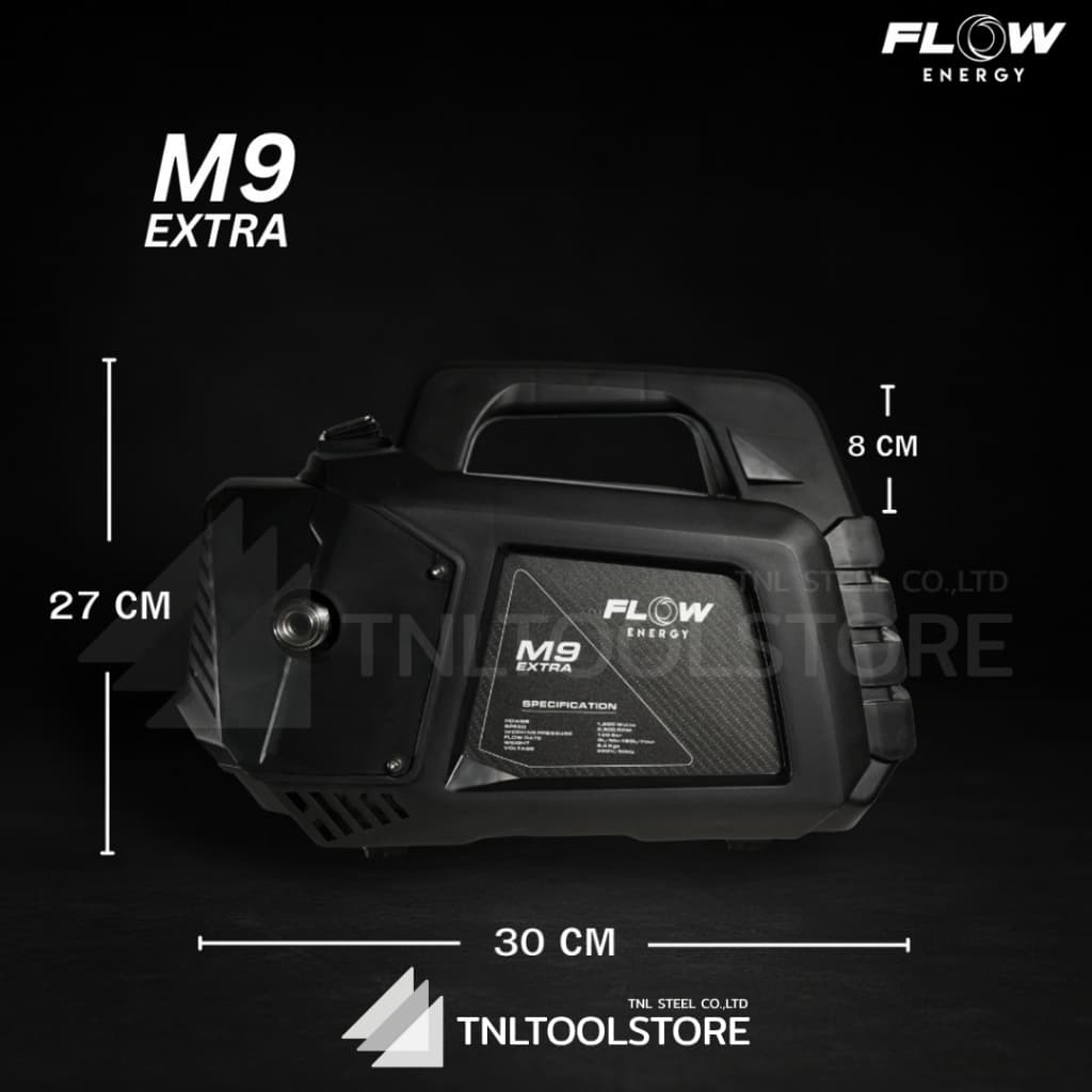 เครื่องฉีดน้ำแรงดันสูงรุ่น M9 *ไม่รวมปลั๊กกันดูด* รุ่น HPWFM9 รูปที่ 3