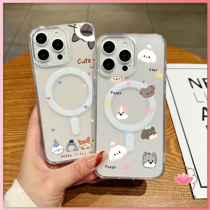 FOR เข้ากันได้สำหรับ ป้องกันการตก ใช้กับ iPhone 17 11 13 14plus 15PROmax XR 12 13pro 7P เคสโทรศัพท์แบบแม่เหล็ก รูปที่ 1