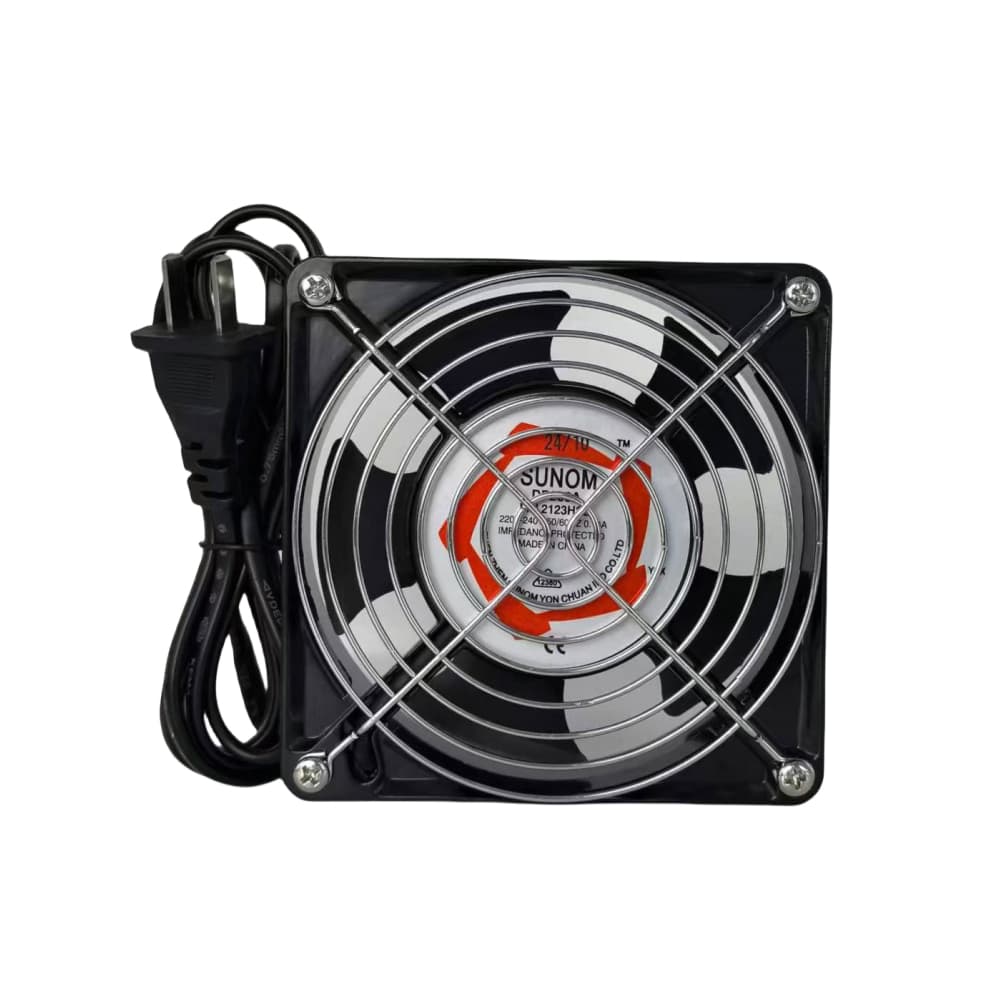 พัดลมระบายความร้อน พัดลมตู้RACK AC SUNOM 12Cm 220-240V ปลั่กเสียบไฟบ้าน รูปที่ 7