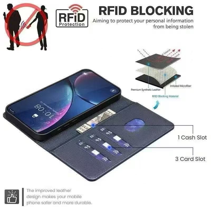 เคสฝาพับหนัง มีล็อค สำหรับVivo V70FE V70 V60 V50 V50lite V40 lite V40Pro V30 V30Pro V30E V20 V20Pro V20SE เคสมีแม่เหล็ก รูปที่ 7