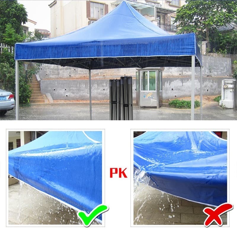 เต้นท์ขายของ เต้นขายของ ผ้าเต้นท์ โครงเหล็กหนาพิเศษ+3800D ผ้าหนาผ้าใบ 2x2 2x3 3x3 3x4.5 3×6m เต็นท์จอดรถ รูปที่ 5