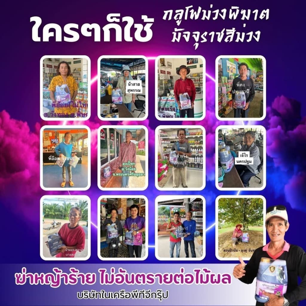 กลูโฟซิเนต 6 ลิตร เกรดน้ำม่วงพิฆาต มัจจุราชสีม่วง #กลูโฟซิเนตแอมโนเนียม 15% ยาเผาไหม้+ดูดซึม หญ้าร้ายตายเรียบ รูปที่ 6
