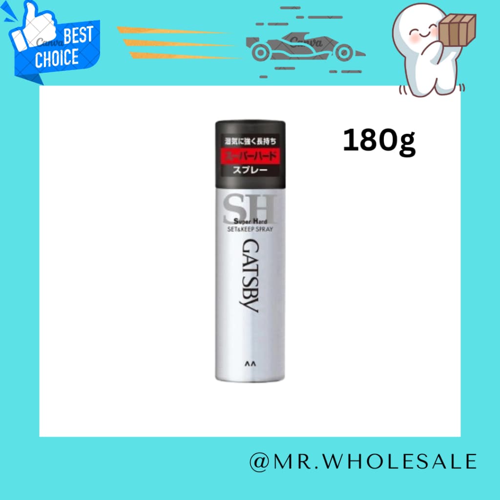 Gatsby Set&Keep Super Hard Spray 180g. รูปที่ 1