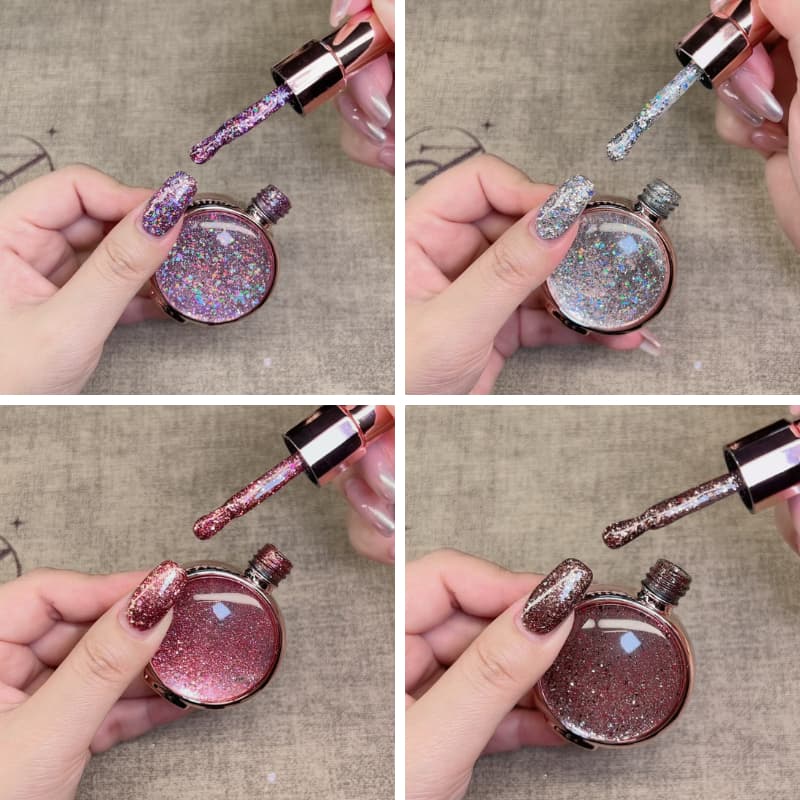 แยกขวด / Glitter summer girl 8 สีรุ่นใหม่ ล่าสุด รูปที่ 1