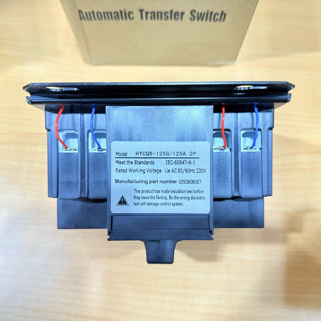 ATS CSQ 220V-240V Single Phase 125A / Automatic Transfer Switch สวิตซ์สลับแหล่งจ่ายไฟอัตโนมัติ รูปที่ 3