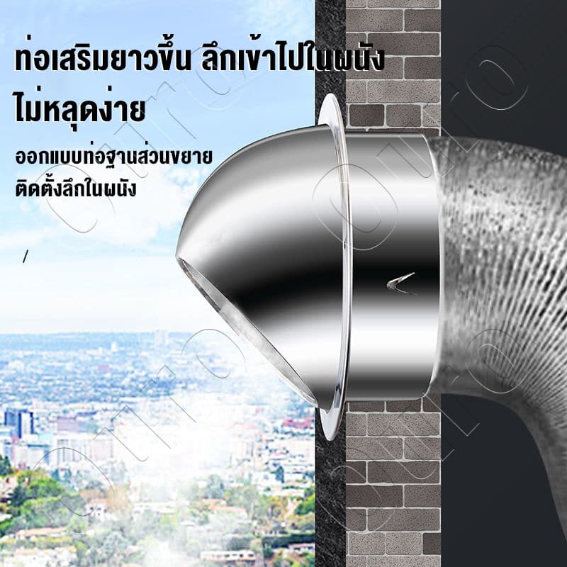 ส่งถุงกรู ฝาครอบช่องระบายอากาศ 4/6/8/10/12นิ้ว สแตนเลส เครื่องดูดควัน พร้อมตะแกรงกันแมลง หน้ากากช่องระบายอ รูปที่ 7