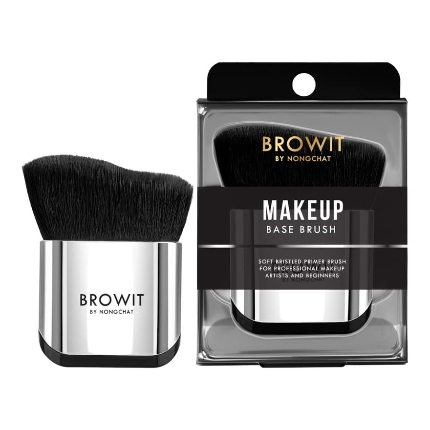 Browit Makeup base brush เมคอัพเบสบรัชบราวอิทแปรงลงเบสจากน้องฉัตร รูปที่ 2