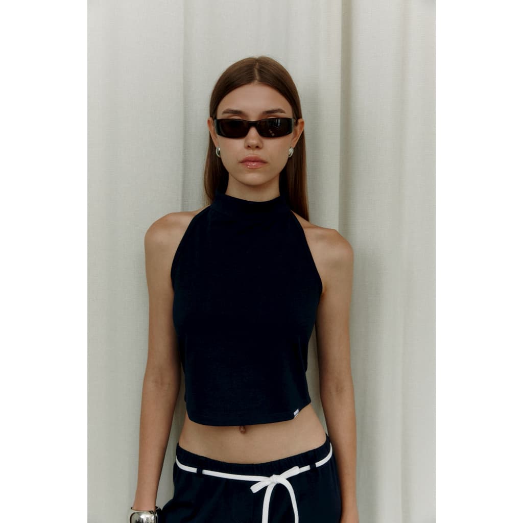 Jardin Top - เสื้อกล้ามคล้องคอเปิดหลัง รูปที่ 1