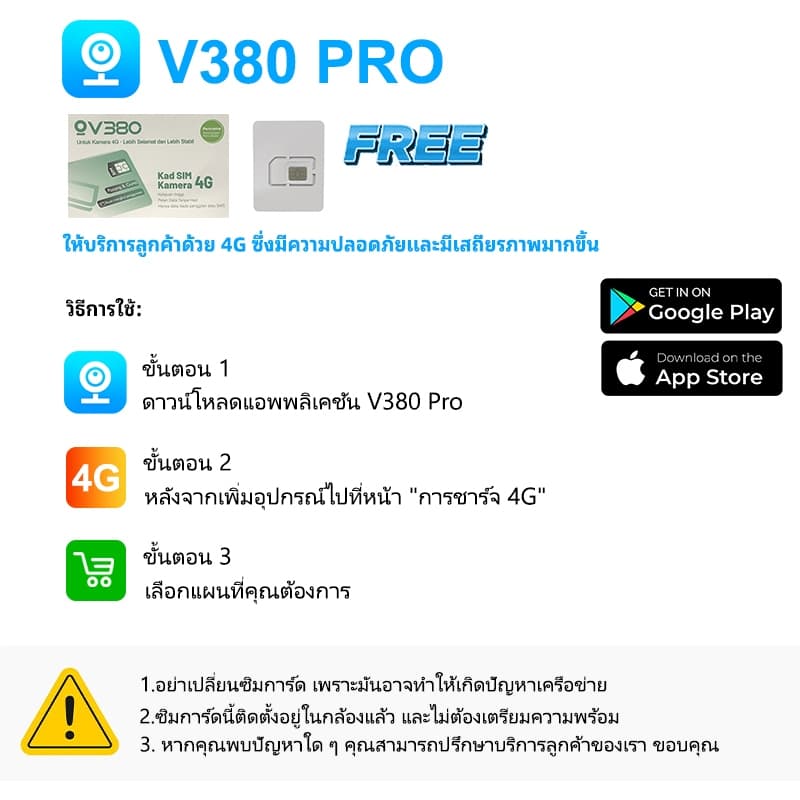 V380 PRO กล้องสองเลนส์ 4G WiFi หน้าจอคู่ 2กล้อง ดูพร้อมกันได้ Color Full HD ​5ล้านพิกเซล กลางคืนภาพสี กล้องวงจรปิดไร้สาย รูปที่ 2