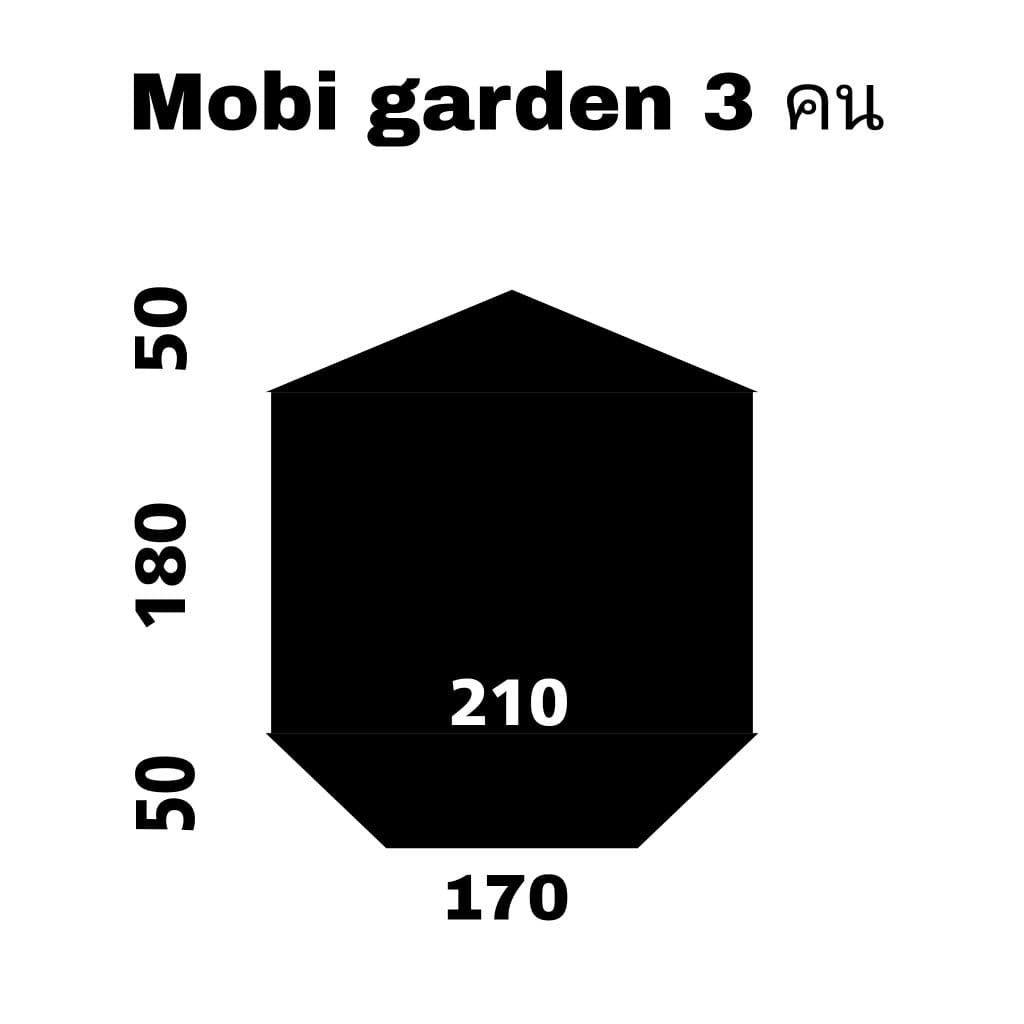 Mobi garden Footprint กราวชีท แผ่นรองเต็นท์ กันน้ำ หลายขนาด รูปที่ 2