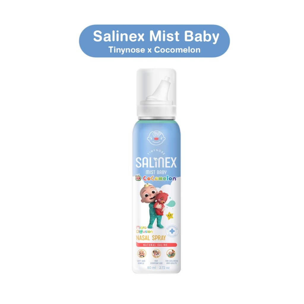 Salinex Mist Baby สเปรย์น้ำเกลือพ่นจมูกหรือล้างจมูกสำหรับเด็กอ่อน 80 ml. *จำนวนจำกัด* รูปที่ 9