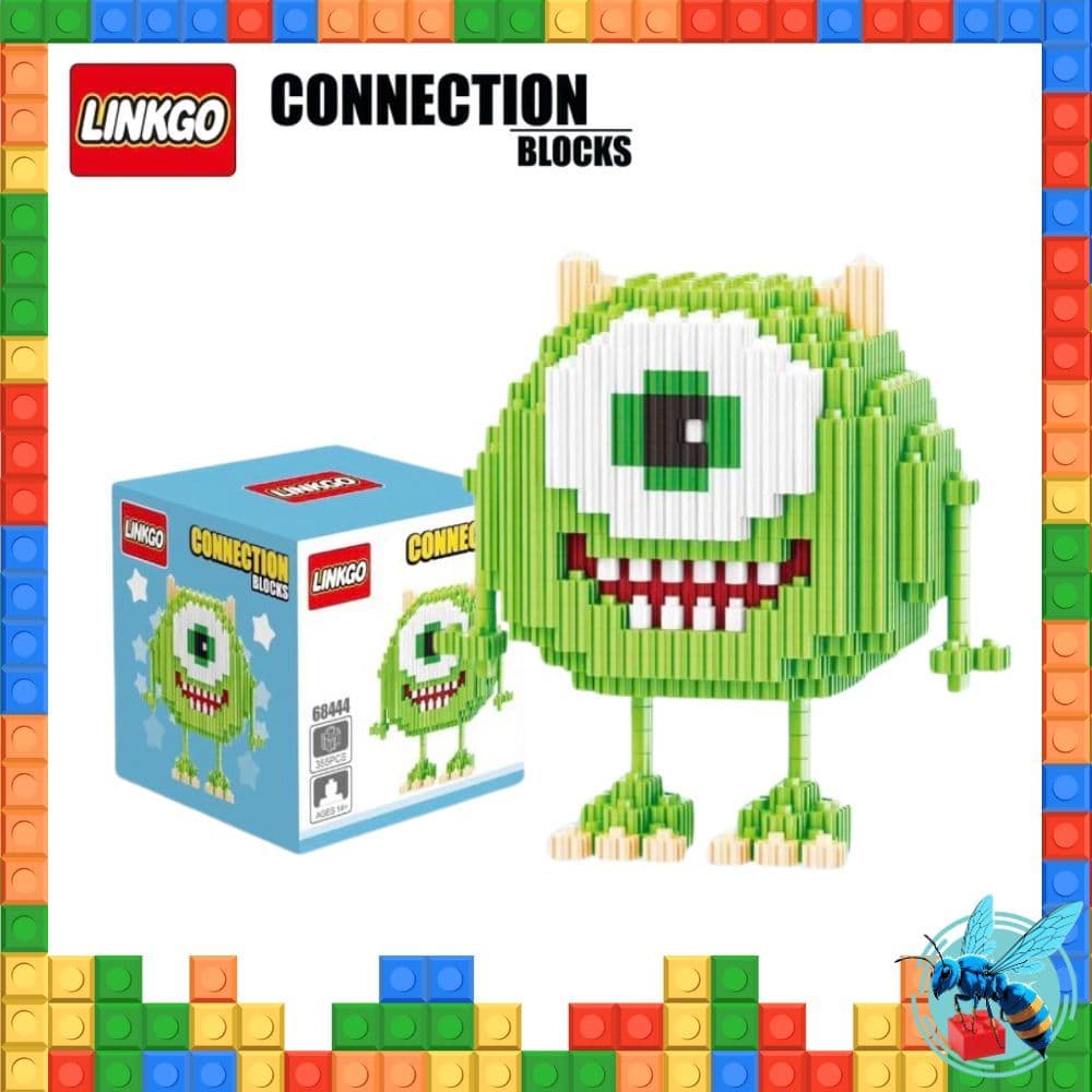 ตัวต่อ นาโน มอนเตอร์อิ้ง ซัลลี่ ไมค์ SULLEY MIKE monster inc Nanoblock Size L รูปที่ 2