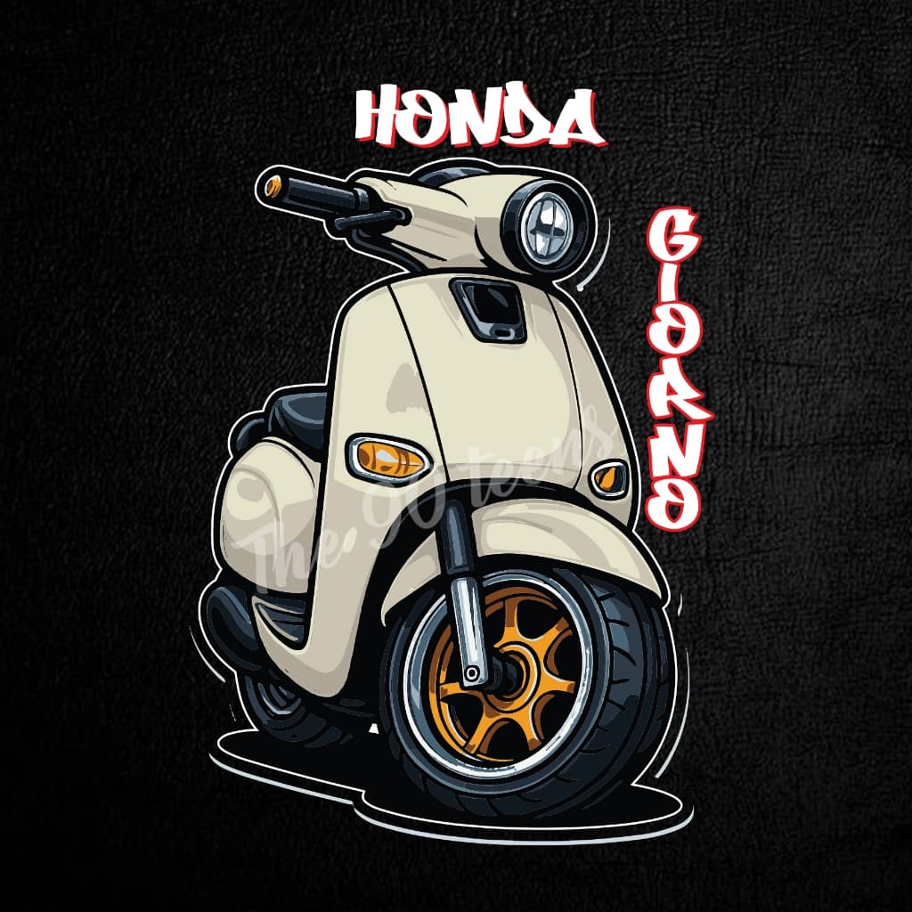 สติกเกอร์จิออโน่ สติกเกอร์ติดรถและโทรศัพท์ ลาย HONDA GIORNO มีสีรถให้เลือกถีง9สี ดีไซน์โดดเด่นไม่ซ้ำใคร sticker รูปที่ 7