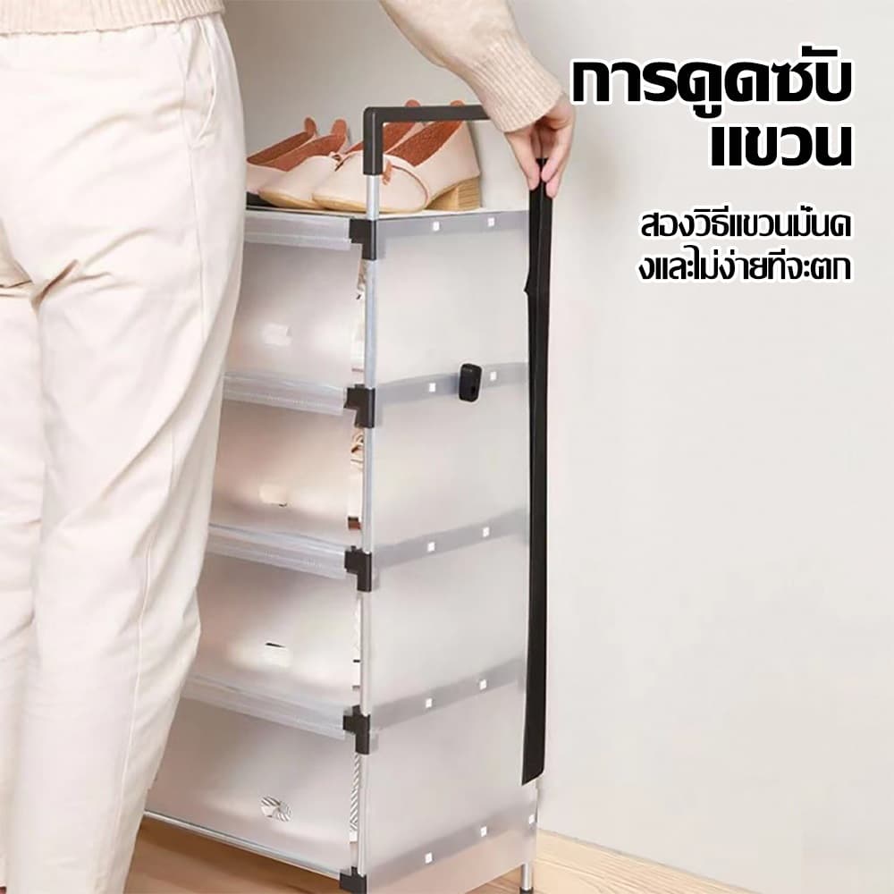 Smart ช้อนใส่รองเท้า ความยาว 63cm ที่ช่วยการสวมรองเท้าได้ไว Shoe Horn Long Handle ส่งไปในวันเดียวกัน ขนส่งในประเทศ รูปที่ 4