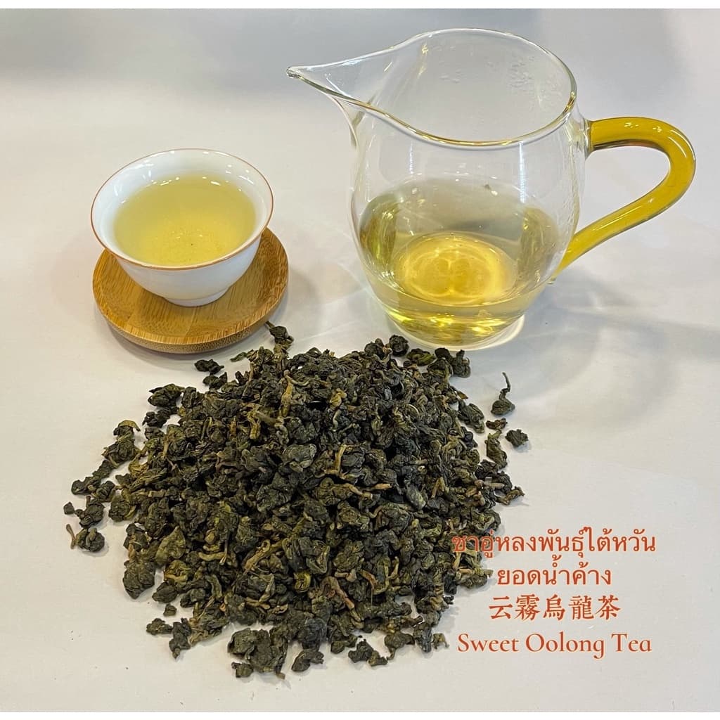 ชาอู่หลงไต้หวันยอดน้ำค้าง 云雾乌龙茶 Sweet Oolong Tea รูปที่ 2