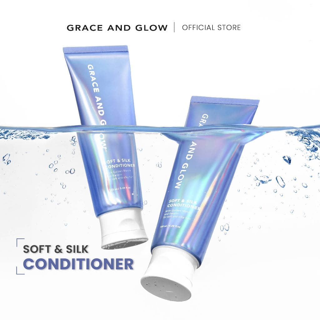 Grace and Glow Soft & Silk Conditioner - ครีมนวดผม สำหรับผมนุ่มลื่น เงางาม ด้วย Golden Marula และเคราติน รูปที่ 3