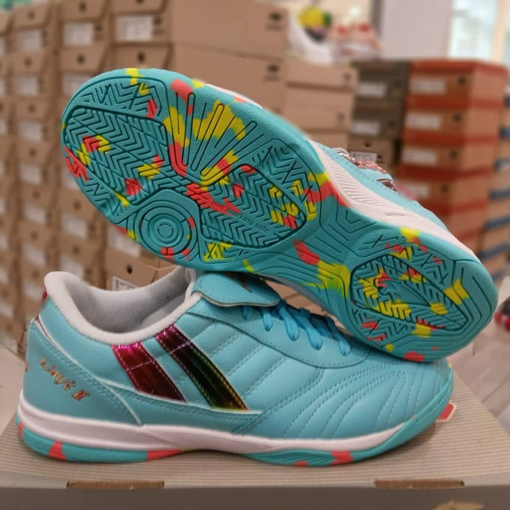 Pan รองเท้าฟุตซอลแพน Pan wave ll Rainbow หนังแท้ PF14WB.. รูปที่ 8