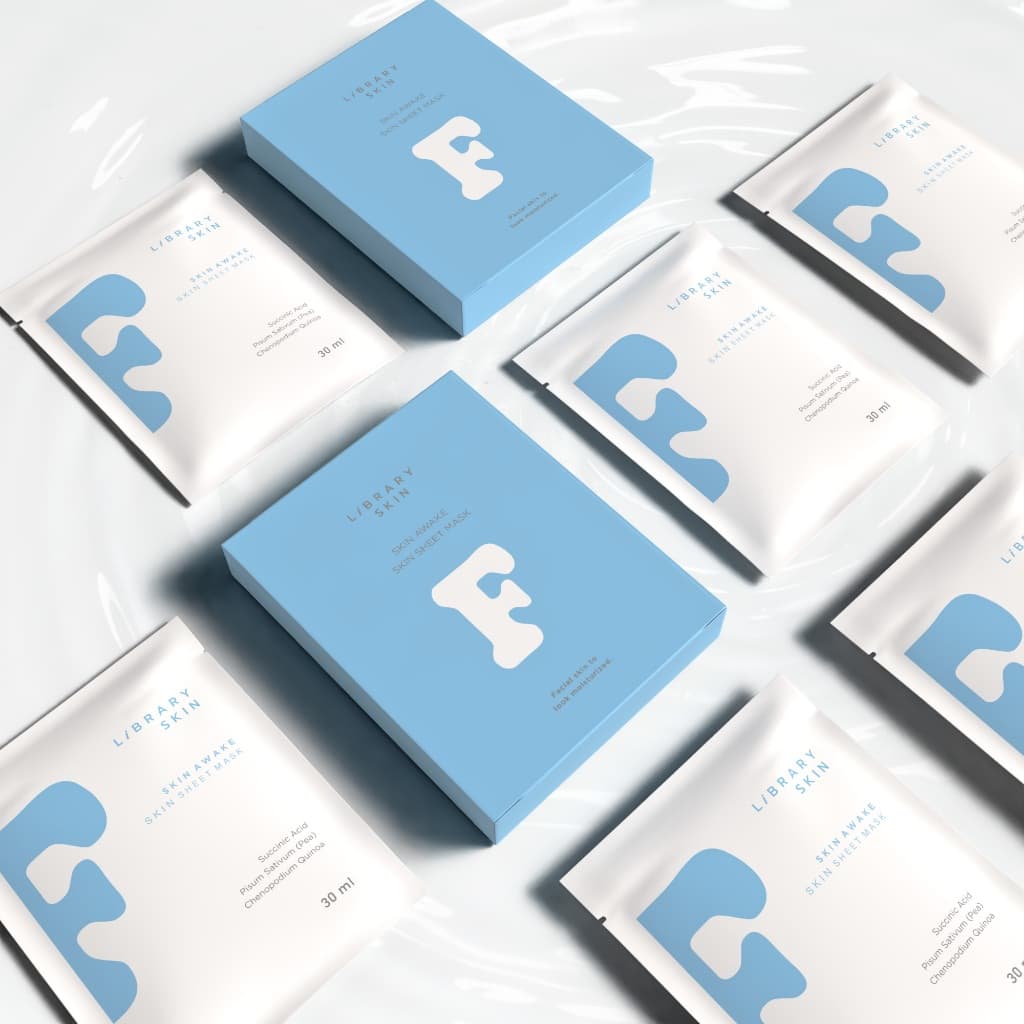 LIBRARY SKIN SKIN AWAKE SKIN SHEET MASK - มาสก์บำรุงผิวหน้า รูปที่ 2