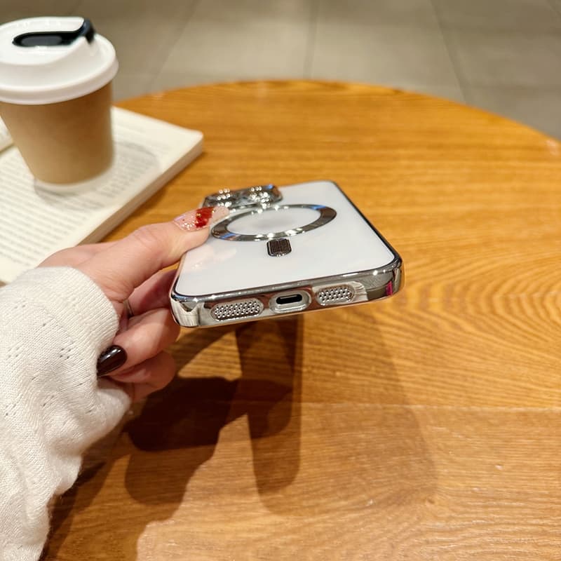 อัลลอยด์ Magnetic Case for iPhone 16 15 14 13 12 Pro Max Plus แม่เหล็ก ซองใส่โทรศัพท์ เคส สำหรับ ไอโฟน รูปที่ 4