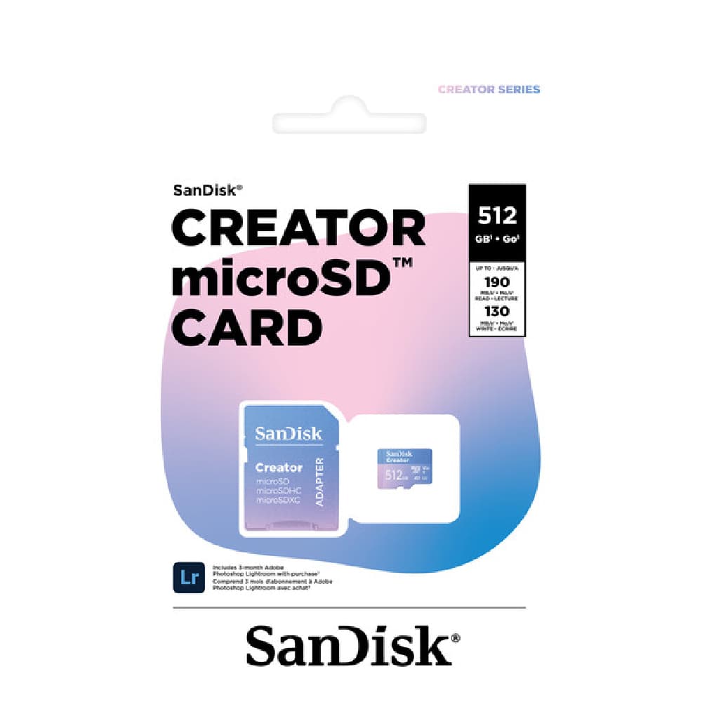 เมมโมรี่การ์ด SanDisk Micro SDXC Creator Series 512GB-1TB by BB Beyond D-Box รูปที่ 3