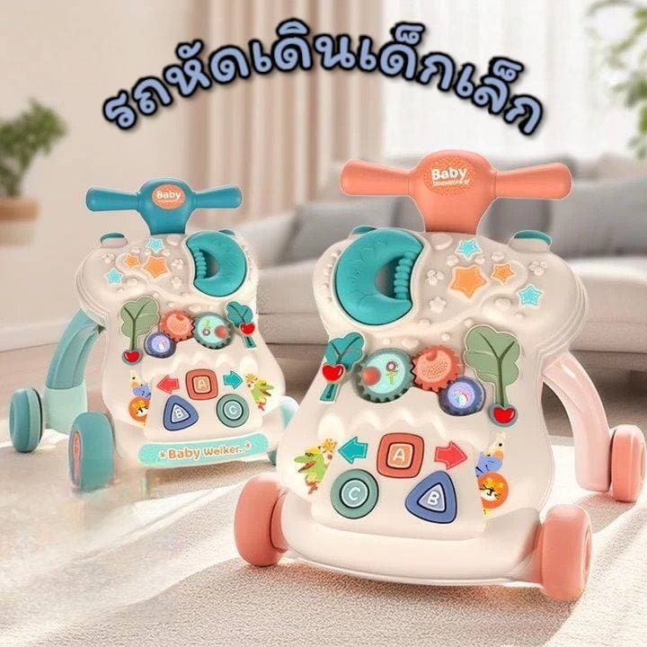 รถหัดเดินเด็ก เสียงดนตรี ปรับความเร็วได้ แผงกิจกรรมเรียนรู้ ของเล่นเด็ก 9 เดือน 1 ปี 1.5 ปี รูปที่ 7
