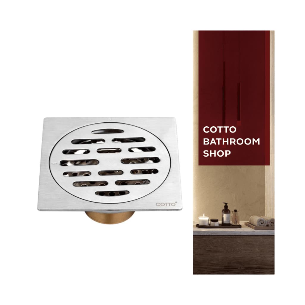 COTTO ตะแกรงน้ำทิ้ง รุ่น CT6404Z2P STAINLESS FLOOR DRAIN รูปที่ 1