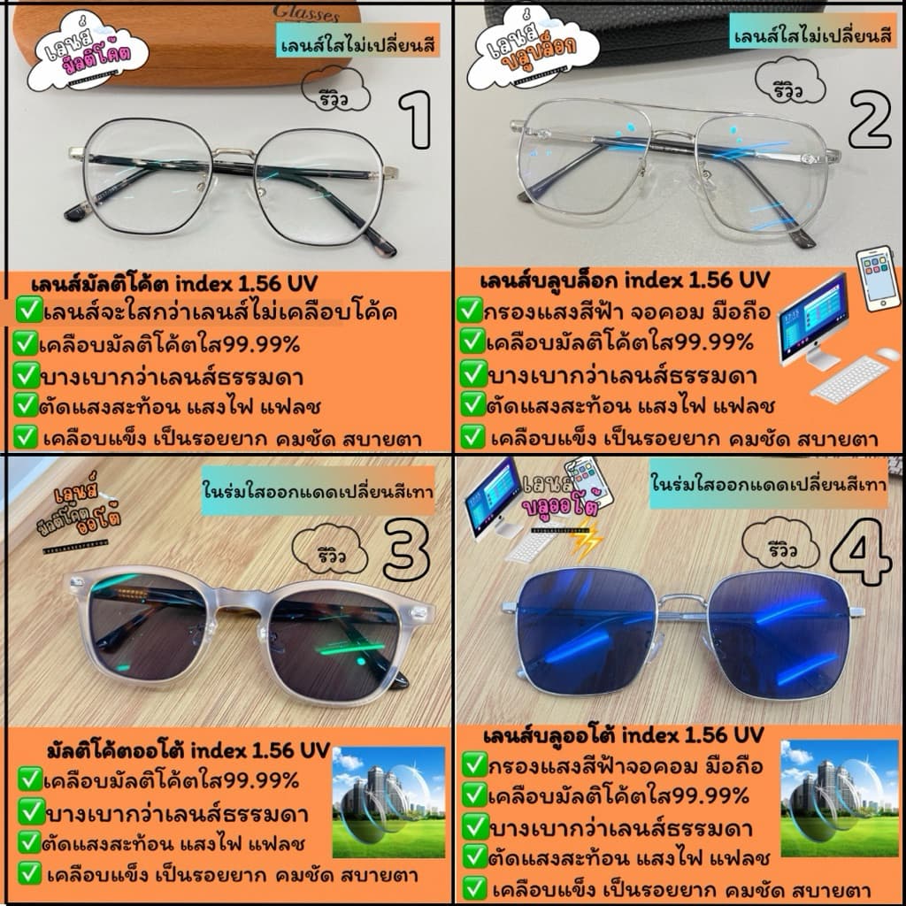กรอบแว่นตา331 TR90 แว่นสายตาสั้น ยาวแบบตัด น้ำหนักเบายืดหยุ่น ใส่สบาย สำหรับตัดเลนส์ รูปที่ 7