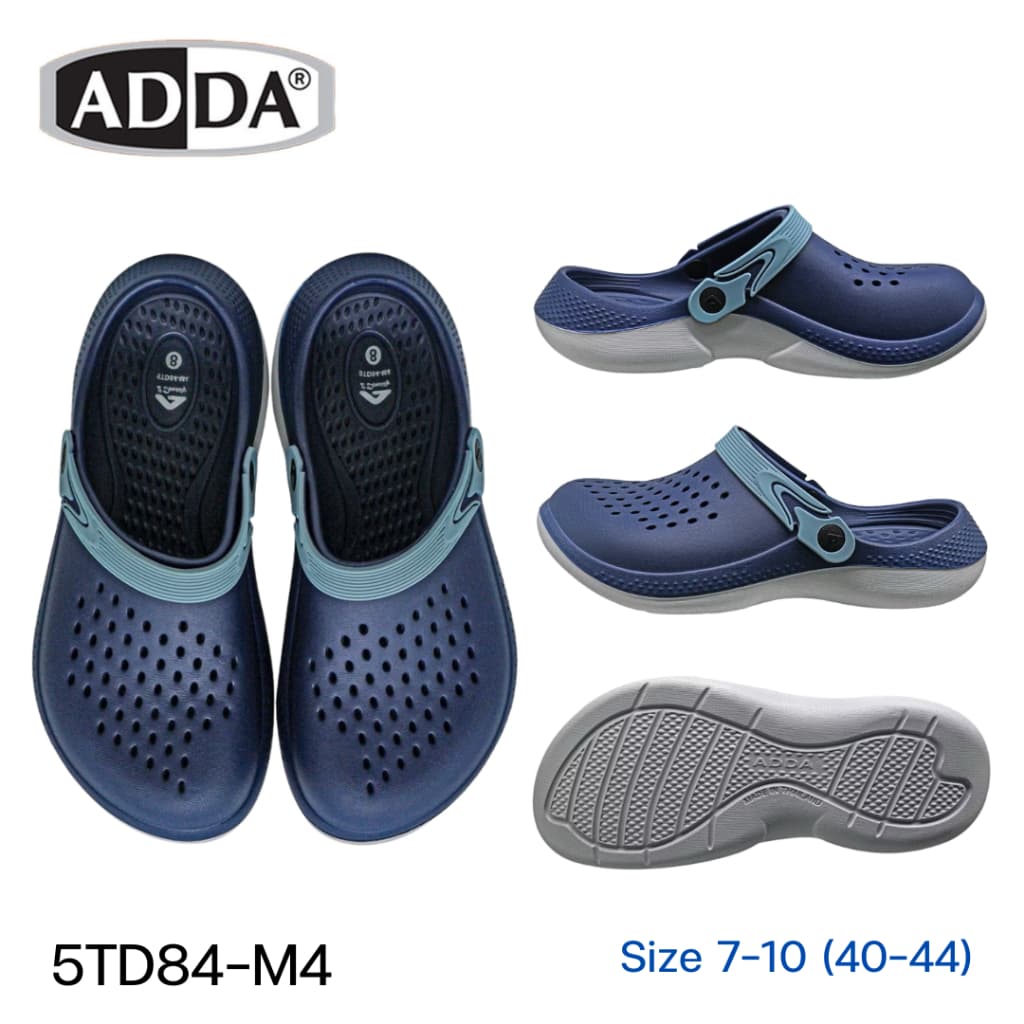 รองเท้าแตะ รองเท้าลำลอง สำหรับผู้ชาย ADDA 2density แบบสวมหัวโต รุ่น 5TD84M4 รูปที่ 4
