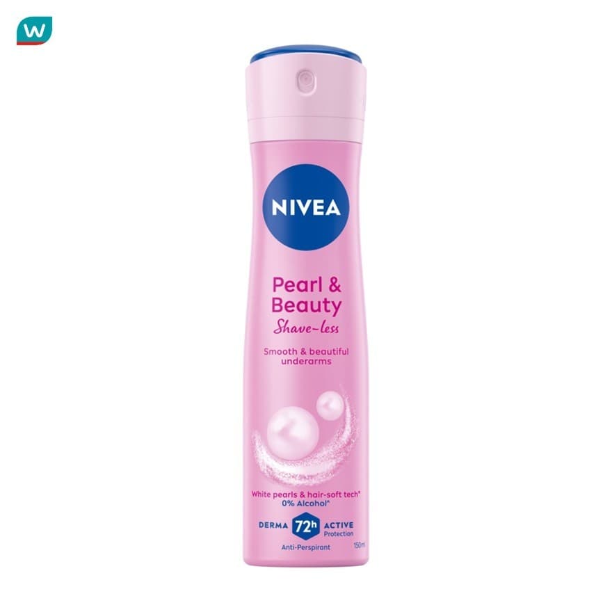 Nivea นีเวีย สเปรย์ เพิรล์ แอนด์ บิวตี้ เชฟ เลส 150 มล. รูปที่ 1