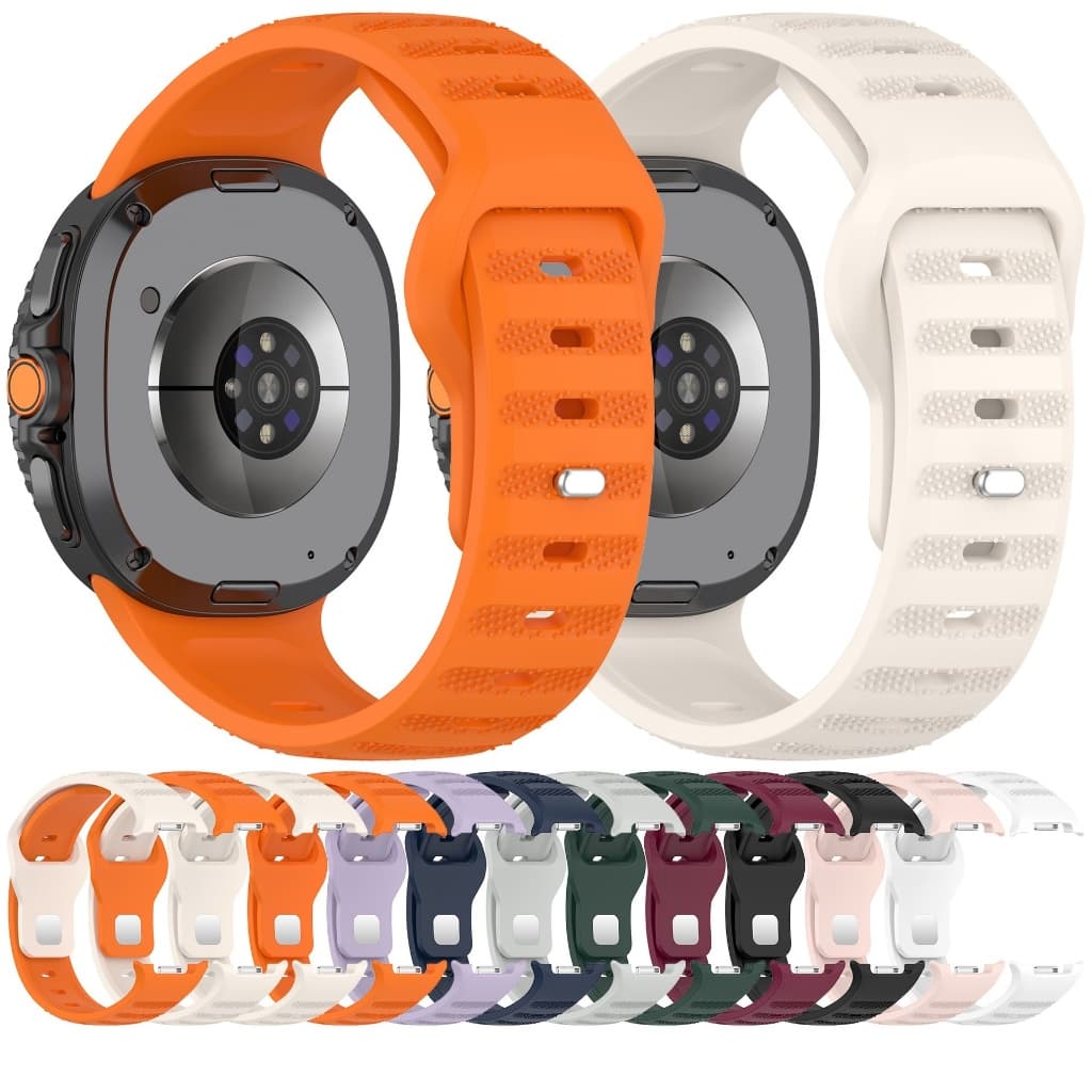 สายนาฬิกา ซิลิโคน สําหรับ Samsung Galaxy Watch 8 40mm/44mm กรอบกันรอย สาย galaxy watch 8 classic รูปที่ 3
