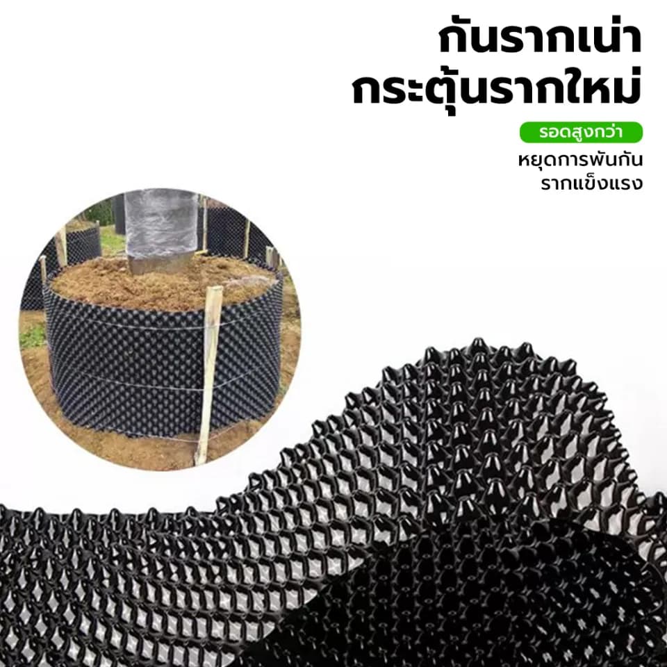 กระถางต้นไม้ Air Pot รุ่น กระถางแอร์พอต กระถางปลูกต้นไม้เร่งราก สดุพลาสติกเกรด HDPE ไม่แตกง่าย การันตีคุณภาพจาก รูปที่ 3